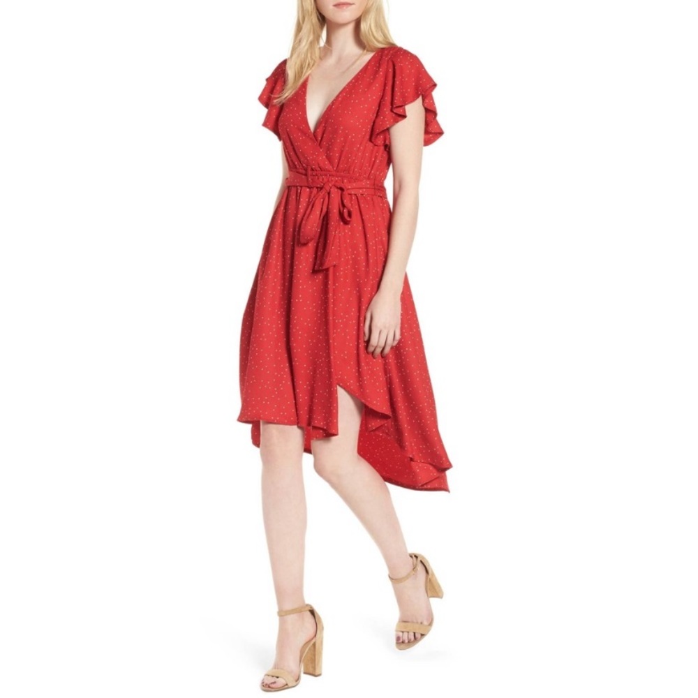 McGuire flutter sleeve dress
